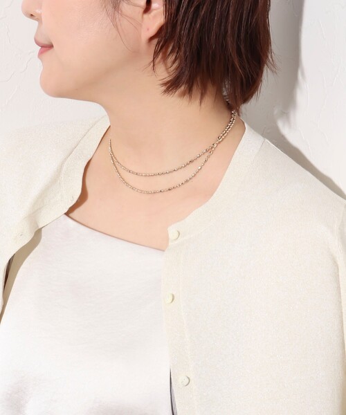 NOLLEY’S Sophi（ノーリーズソフィ）の「アートボールロングネックレス（ネックレス・レディース・ゴールド/シルバー・FREE）」の18枚目の写真