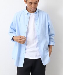 NOLLEY'S goodman | ピーチブロード リラックスシルエット ボタンダウンシャツ(シャツ/ブラウス)