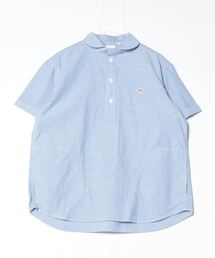 サ*ズ様 ダントンDANTON半袖シャツ　オーバーシャツブルー36 コットン Danton 「DANTON」 半袖シャツ 40 ブルー レディース : ZOZOTOWN