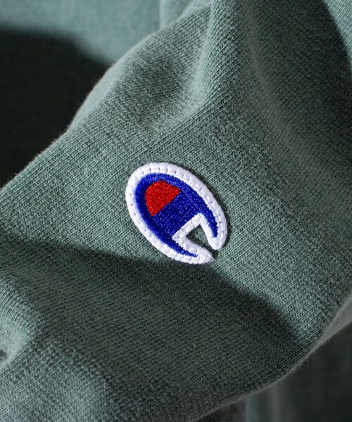 Champion（チャンピオン）の「【Champion/チャンピオン】プリントロンT 長袖Tシャツ ダメージ加工（Tシャツ/カットソー・メンズ・モスグリーン/ヘザーグレー/オフホワイト・M/L）」の18枚目の写真