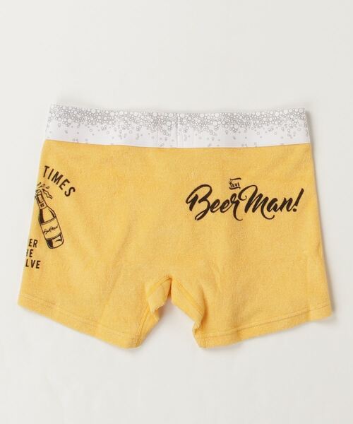 OVER THE TWELVE（オーバーザトゥウェルブ）の「OVER THE TWELVE/オーバー ザ トゥエルヴ/BEERMAN 2024（ボクサーパンツ・メンズ・ブラウン/マスタード・M/L）」の3枚目の写真