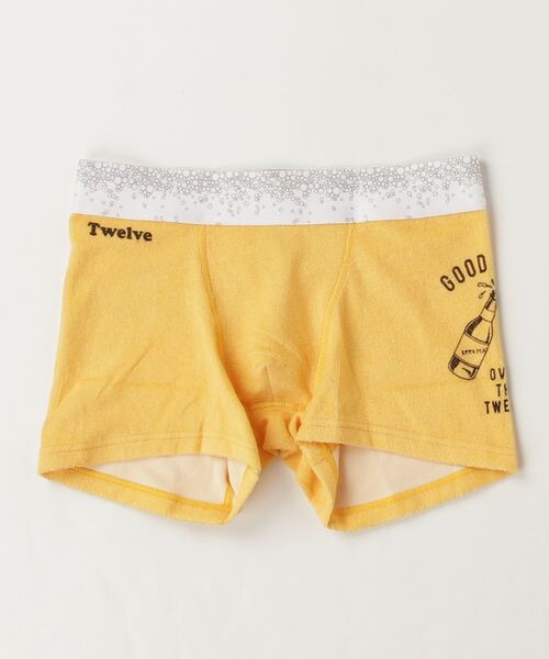 OVER THE TWELVE（オーバーザトゥウェルブ）の「OVER THE TWELVE/オーバー ザ トゥエルヴ/BEERMAN 2024（ボクサーパンツ・メンズ・ブラウン/マスタード・M/L）」の6枚目の写真