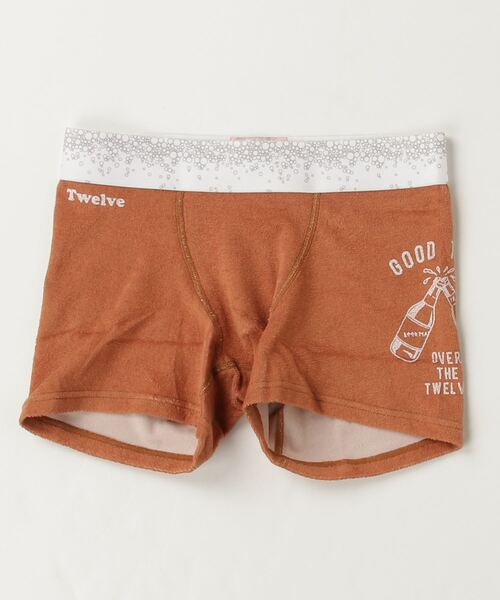 OVER THE TWELVE（オーバーザトゥウェルブ）の「OVER THE TWELVE/オーバー ザ トゥエルヴ/BEERMAN 2024（ボクサーパンツ・メンズ・ブラウン/マスタード・M/L）」の8枚目の写真