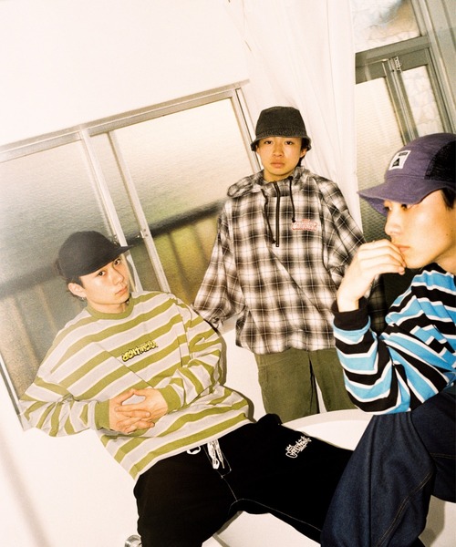 Centimeter graffiti stripe long tee（Tシャツ/カットソー）｜centimeter（センチメーター）