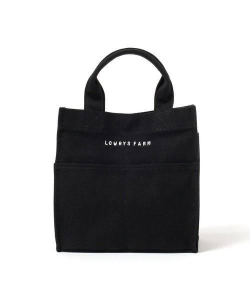LOWRYS FARM（ローリーズファーム）の「スクエアベーシックトート　995269（トートバッグ・レディース・ブラック/ブルー/ライトグリーン/アイボリー/レオパード/ピンク・FREE）」の7枚目の写真