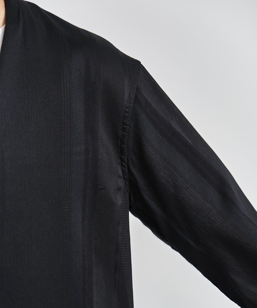 TAAKK（ターク）の「【TAAKK/ターク】NO COLLAR JACKET/ノーカラージャケット（ノーカラージャケット・メンズ・ベージュ/ブラック・1/2）」の17枚目の写真