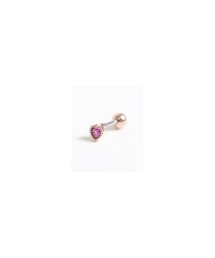 【Peony/ピオニー】/サージカルステンレス 316L ハートスタッドピアス