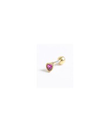 【Peony/ピオニー】/サージカルステンレス 316L ハートスタッドピアス