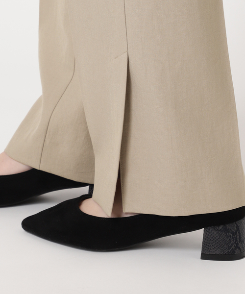 JOURNAL STANDARD（ジャーナルスタンダード）の「サマーツイルパンツ（スラックス・レディース・ベージュ/ブラック・36/38）」の8枚目の写真