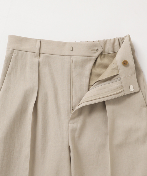 JOURNAL STANDARD（ジャーナルスタンダード）の「サマーツイルパンツ（スラックス・レディース・ベージュ/ブラック・36/38）」の13枚目の写真