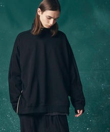 《UNISEX》Heavy-Weight Sweat Prime-Over Side Zip Crew Neck Pullover/ヘビーウェイトスウェットプライムオーバーサイドジッププルオーバー【MAISON SPECIAL/メゾンスペシャル】■セットアップ対応■