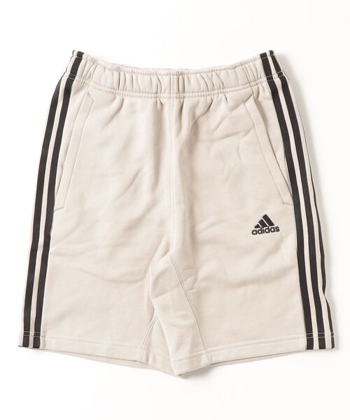アディダス adidas M ESS+ 3ST スウェットハーフパンツ（スウェット