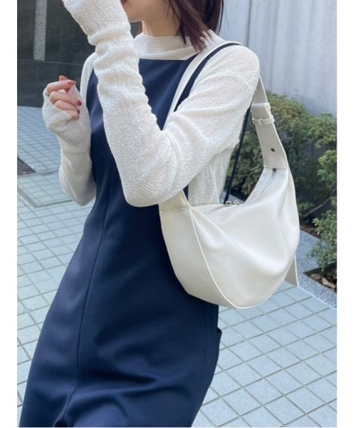 STYLEMIXER（スタイルミキサー）の「【ベストセラー】マンドリンミニショルダーバッグ（ショルダーバッグ・レディース・シルバー/ブラック/ホワイト・FREE）」の9枚目の写真