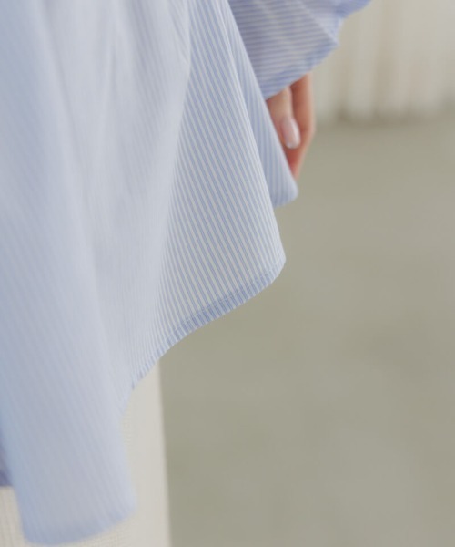 flower（フラワー）の「ビスチェセットブラウス（シャツ/ブラウス・レディース・ホワイト/ブルー・FREE）」の9枚目の写真