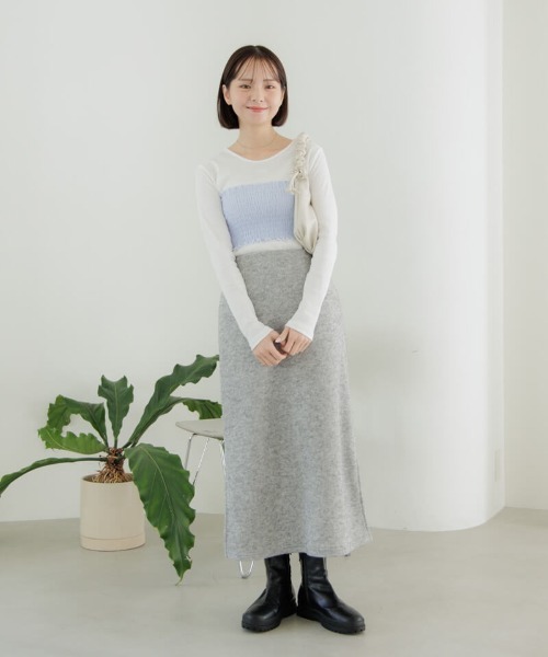 flower（フラワー）の「ビスチェセットブラウス（シャツ/ブラウス・レディース・ホワイト/ブルー・FREE）」の13枚目の写真