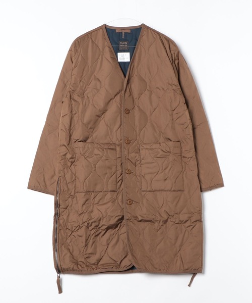 TAION(タイオン)の「【TAION】タイオン MILITARY V NECK DOWN COAT TAION-101BML-1LONG(◯)(ダウンジャケット/コート・メンズ・ネイビー/グリーン系その他/キャメル/ベージュ系その他2/ライトグレー/ライトブラウン/ブラック/ダークオリーブ/ブラウン系その他/オリーブ・X-SMALL/SMALL/MEDIUM/LARGE/X-LARGE)」の5枚目の写真