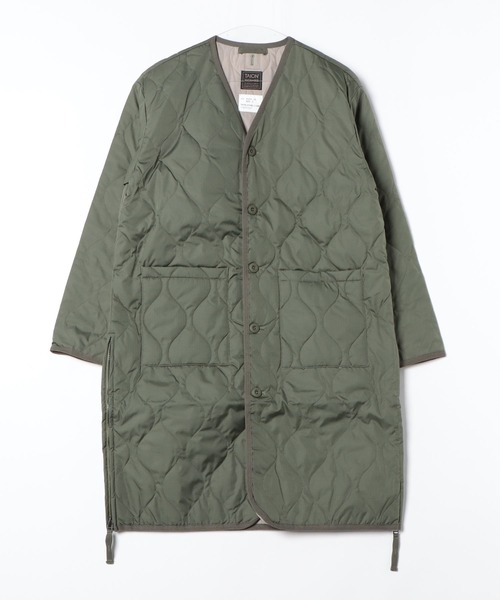 TAION(タイオン)の「【TAION】タイオン MILITARY V NECK DOWN COAT TAION-101BML-1LONG(◯)(ダウンジャケット/コート・メンズ・ネイビー/グリーン系その他/キャメル/ベージュ系その他2/ライトグレー/ライトブラウン/ブラック/ダークオリーブ/ブラウン系その他/オリーブ・X-SMALL/SMALL/MEDIUM/LARGE/X-LARGE)」の1枚目の写真