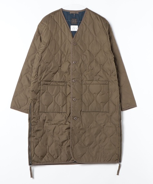 TAION(タイオン)の「【TAION】タイオン MILITARY V NECK DOWN COAT TAION-101BML-1LONG(◯)(ダウンジャケット/コート・メンズ・ネイビー/グリーン系その他/キャメル/ベージュ系その他2/ライトグレー/ライトブラウン/ブラック/ダークオリーブ/ブラウン系その他/オリーブ・X-SMALL/SMALL/MEDIUM/LARGE/X-LARGE)」の7枚目の写真