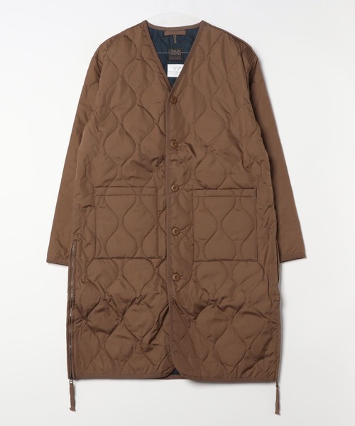 TAION(タイオン)の「【TAION】タイオン MILITARY V NECK DOWN COAT TAION-101BML-1LONG(◯)(ダウンジャケット/コート・メンズ・ネイビー/グリーン系その他/キャメル/ベージュ系その他2/ライトグレー/ライトブラウン/ブラック/ダークオリーブ/ブラウン系その他/オリーブ・X-SMALL/SMALL/MEDIUM/LARGE/X-LARGE)」の4枚目の写真