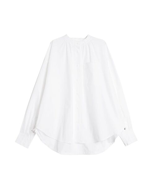 ELENDEEK(エレンディーク)の「ラッシュガードシャツブルゾン(シャツ/ブラウス・レディース・オフホワイト/グレー/ブラック/ライトブルー・FREE)」の2枚目の写真