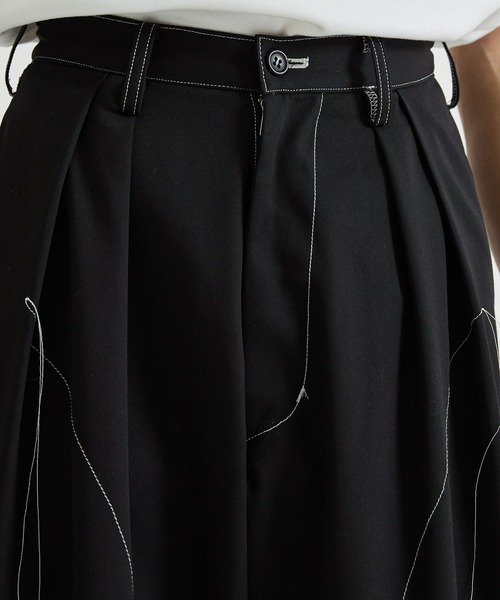 sulvam / サルバム】MT-P07-200 WIDE PANTS/ワイドパンツ（スラックス