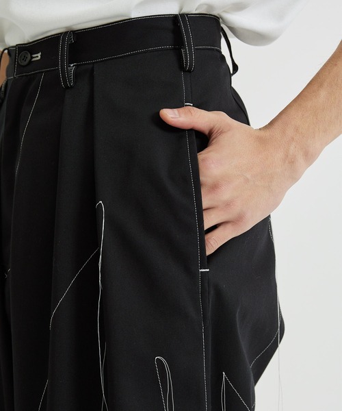 sulvam / サルバム】MT-P07-200 WIDE PANTS/ワイドパンツ（スラックス