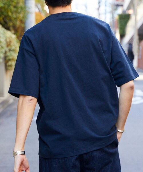 FREAK'S STORE（フリークスストア）の「限定展開 STORATECH/ストラテック ビッグシルエットTシャツ/USAコットン/抗菌/防臭/制菌/UVカット/接触冷感/吸水速乾（Tシャツ/カットソー・メンズ・グレイッシュベージュ/スミクロ/ネイビー/ブラック/ホワイト・LARGE/X-LARGE/SMALL/MEDIUM）」の21枚目の写真