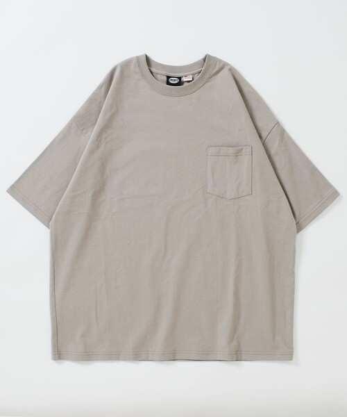 FREAK'S STORE（フリークスストア）の「限定展開 STORATECH/ストラテック ビッグシルエットTシャツ/USAコットン/抗菌/防臭/制菌/UVカット/接触冷感/吸水速乾（Tシャツ/カットソー・メンズ・グレイッシュベージュ/スミクロ/ネイビー/ブラック/ホワイト・LARGE/X-LARGE/SMALL/MEDIUM）」の17枚目の写真