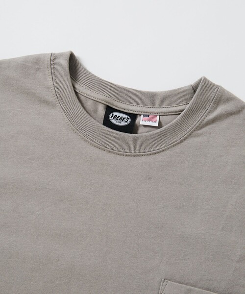 FREAK'S STORE（フリークスストア）の「限定展開 STORATECH/ストラテック ビッグシルエットTシャツ/USAコットン/抗菌/防臭/制菌/UVカット/接触冷感/吸水速乾（Tシャツ/カットソー・メンズ・グレイッシュベージュ/スミクロ/ネイビー/ブラック/ホワイト・LARGE/X-LARGE/SMALL/MEDIUM）」の18枚目の写真