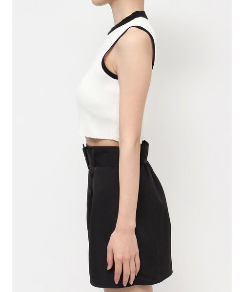 EATME（イートミー）の「バイカラーニットTOP（ニット/セーター・レディース・ブラック/オフホワイト/イエロー・FREE）」の16枚目の写真