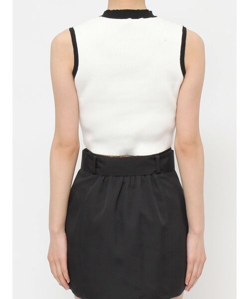 EATME（イートミー）の「バイカラーニットTOP（ニット/セーター・レディース・ブラック/オフホワイト/イエロー・FREE）」の17枚目の写真