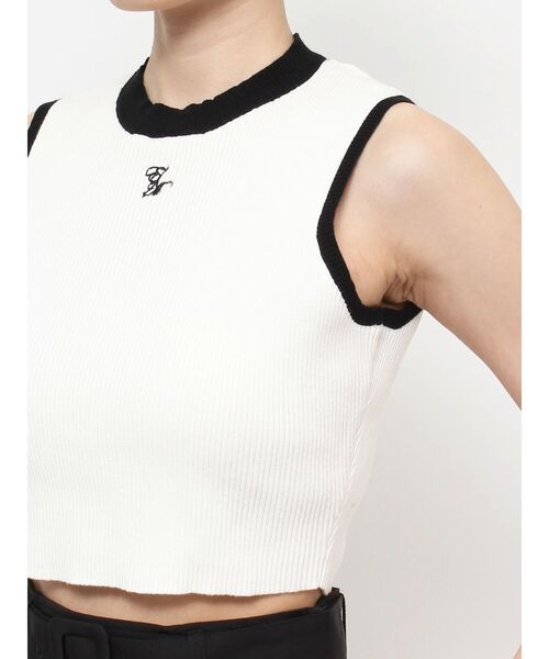 EATME（イートミー）の「バイカラーニットTOP（ニット/セーター・レディース・ブラック/オフホワイト/イエロー・FREE）」の19枚目の写真