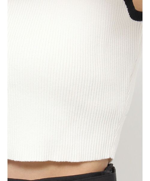 EATME（イートミー）の「バイカラーニットTOP（ニット/セーター・レディース・ブラック/オフホワイト/イエロー・FREE）」の20枚目の写真