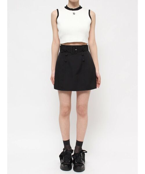 EATME（イートミー）の「バイカラーニットTOP（ニット/セーター・レディース・ブラック/オフホワイト/イエロー・FREE）」の22枚目の写真