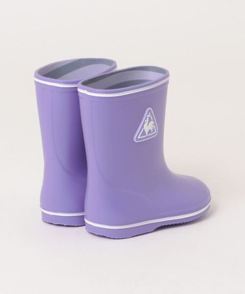 le coq sportif（ルコックスポルティフ）の「【W】【it】【IW3】【ルコック スポルティフ le coq sportif】 LAMOTTE 2（レインシューズ・キッズ・パープル・14cm/13㎝）」の2枚目の写真