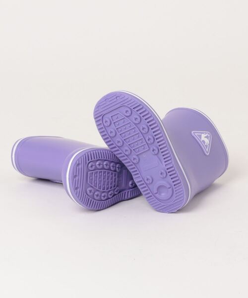 le coq sportif（ルコックスポルティフ）の「【W】【it】【IW3】【ルコック スポルティフ le coq sportif】 LAMOTTE 2（レインシューズ・キッズ・パープル・14cm/13㎝）」の3枚目の写真