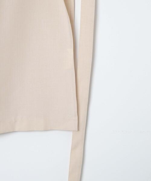 WEGO（ウィゴー）の「WEGO/リネンライクサイドベルトベスト（ベスト・レディース・ブラック/ナチュラル・FREE）」の9枚目の写真