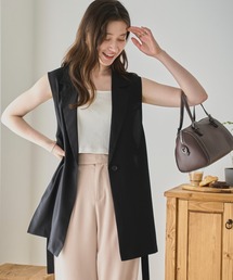 WEGO/リネンライクサイドベルトベスト