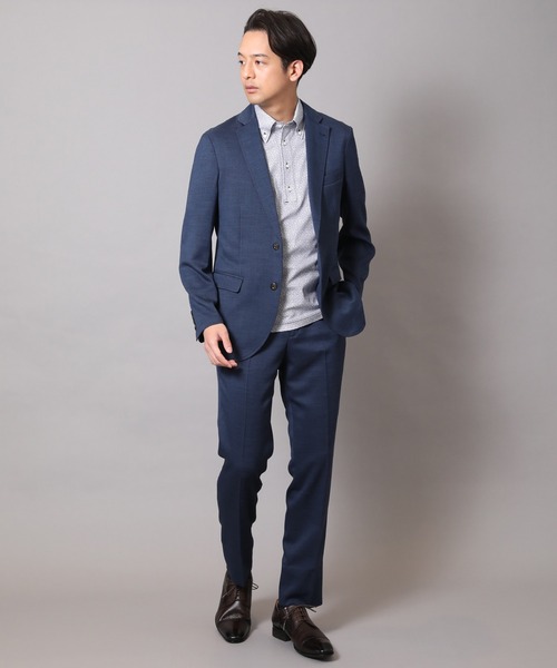 CROWDED CLOSET（クラウデッドクローゼット）の「フラワープリントジャージポロシャツ（ポロシャツ・メンズ・ホワイト系その他/ネイビー・02/04/03）」の3枚目の写真