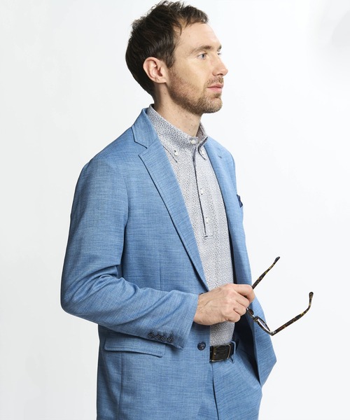 CROWDED CLOSET（クラウデッドクローゼット）の「フラワープリントジャージポロシャツ（ポロシャツ・メンズ・ホワイト系その他/ネイビー・02/04/03）」の19枚目の写真