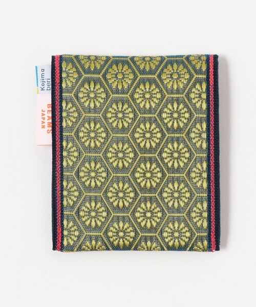 BEAMS JAPAN（ビームス　ジャパン）の「高田織物 / 別注 畳縁 カード & コイン ウォレット 柄 其の一（コインケース・メンズ・グリーン/ブルー/グリーン系その他4/ロイヤルブルー・ONE SIZE）」の9枚目の写真