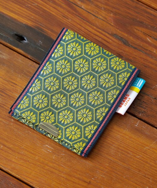 BEAMS JAPAN（ビームス　ジャパン）の「高田織物 / 別注 畳縁 カード & コイン ウォレット 柄 其の一（コインケース・メンズ・グリーン/ブルー/グリーン系その他4/ロイヤルブルー・ONE SIZE）」の16枚目の写真