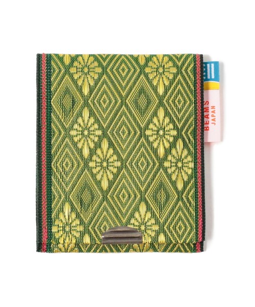 BEAMS JAPAN（ビームス　ジャパン）の「高田織物 / 別注 畳縁 カード & コイン ウォレット 柄 其の一（コインケース・メンズ・グリーン/ブルー/グリーン系その他4/ロイヤルブルー・ONE SIZE）」の18枚目の写真