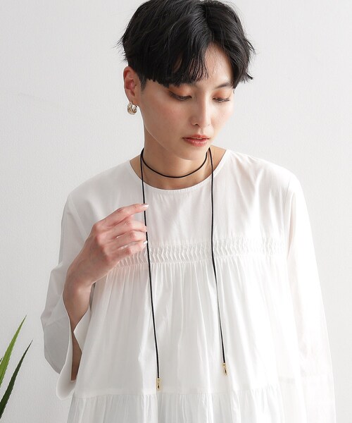 OPAQUE.CLIP(オペークドットクリップ)の「◆コードスライドチョーカー(ネックレス・レディース・シルバー/ゴールド・00)」の7枚目の写真