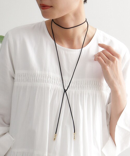 OPAQUE.CLIP(オペークドットクリップ)の「◆コードスライドチョーカー(ネックレス・レディース・シルバー/ゴールド・00)」の8枚目の写真