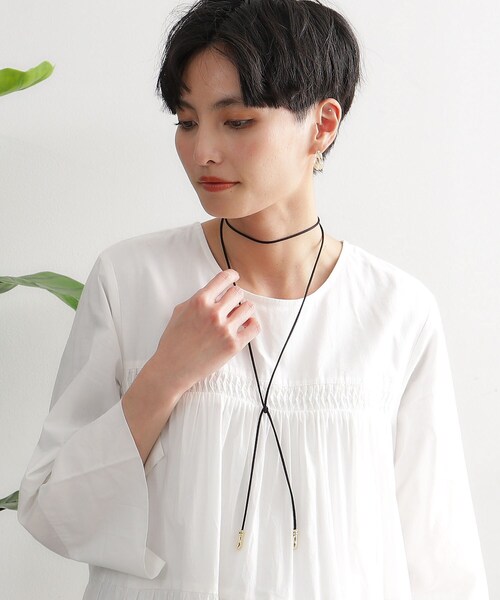 OPAQUE.CLIP(オペークドットクリップ)の「◆コードスライドチョーカー(ネックレス・レディース・シルバー/ゴールド・00)」の9枚目の写真