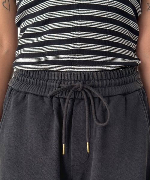 CANAL JEAN（キャナルジーン）の「choice_cnl/FENFEATH　切替スウェットパンツ（スウェットパンツ・レディース・ブラック・1/2/3）」の6枚目の写真
