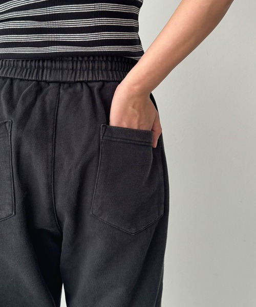 CANAL JEAN（キャナルジーン）の「choice_cnl/FENFEATH　切替スウェットパンツ（スウェットパンツ・レディース・ブラック・1/2/3）」の7枚目の写真