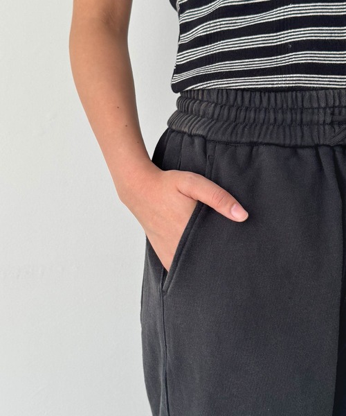 CANAL JEAN（キャナルジーン）の「choice_cnl/FENFEATH　切替スウェットパンツ（スウェットパンツ・レディース・ブラック・1/2/3）」の8枚目の写真