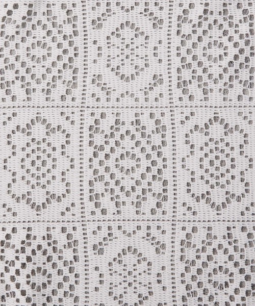 MONO-MART（モノマート）の「シアーレースジャガード ルーズシルエットオープンカラーシャツ（シャツ/ブラウス・レディース・アイボリー/ブルー/チャコール/ブラック/ブラウン/グレー・L/M）」の21枚目の写真